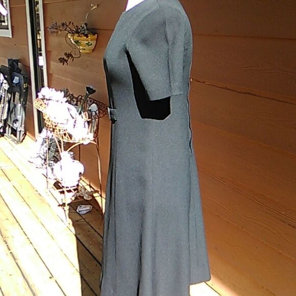 Vintage S&D Black Dress - Picture 5 of 11